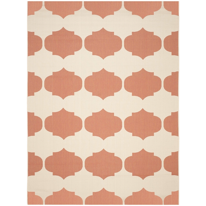 Safavieh Courtyard Beige Indoor Outdoor Rug - 8' x 11'
