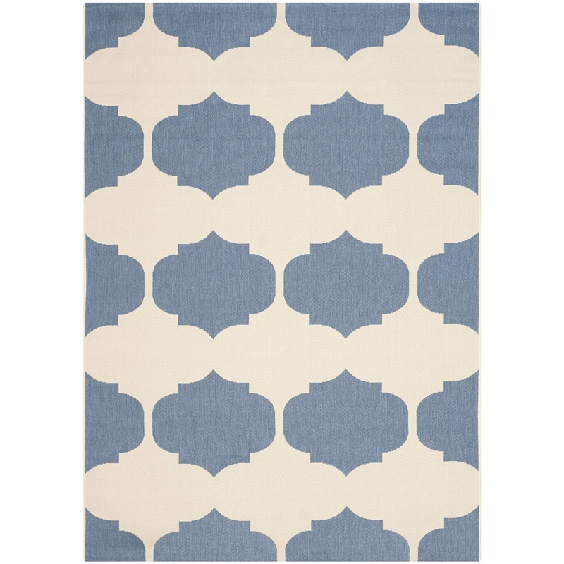 Safavieh Courtyard Beige Indoor Outdoor Rug - 6'7