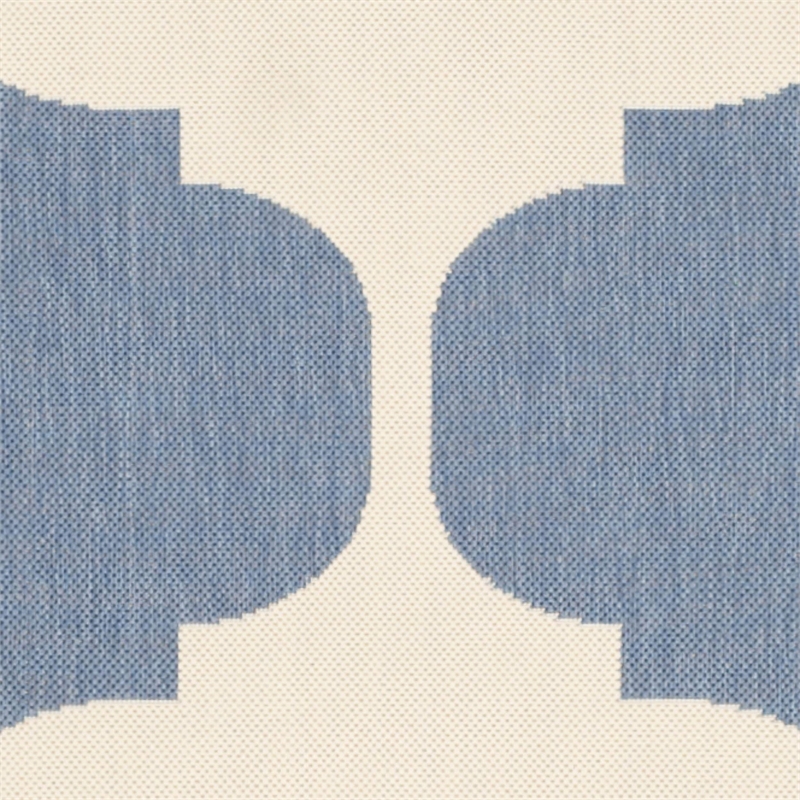 Safavieh Courtyard Beige Indoor Outdoor Rug - 9' x 12'
