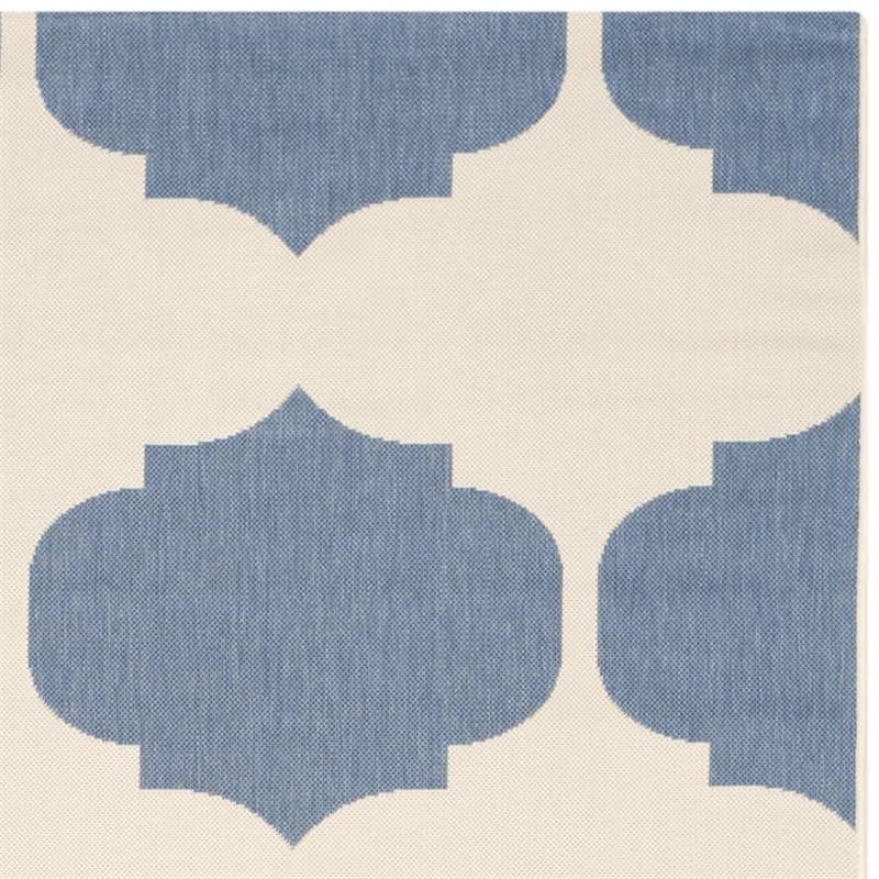 Safavieh Courtyard Beige Indoor Outdoor Rug - 9' x 12'