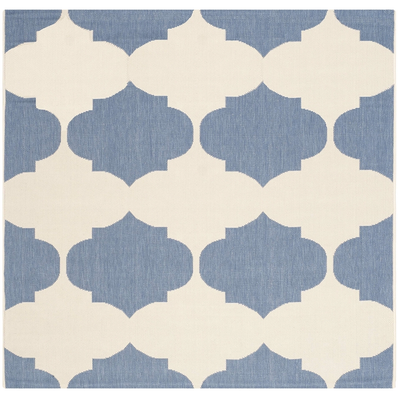Safavieh Courtyard Beige Indoor Outdoor Rug - Square 5'3