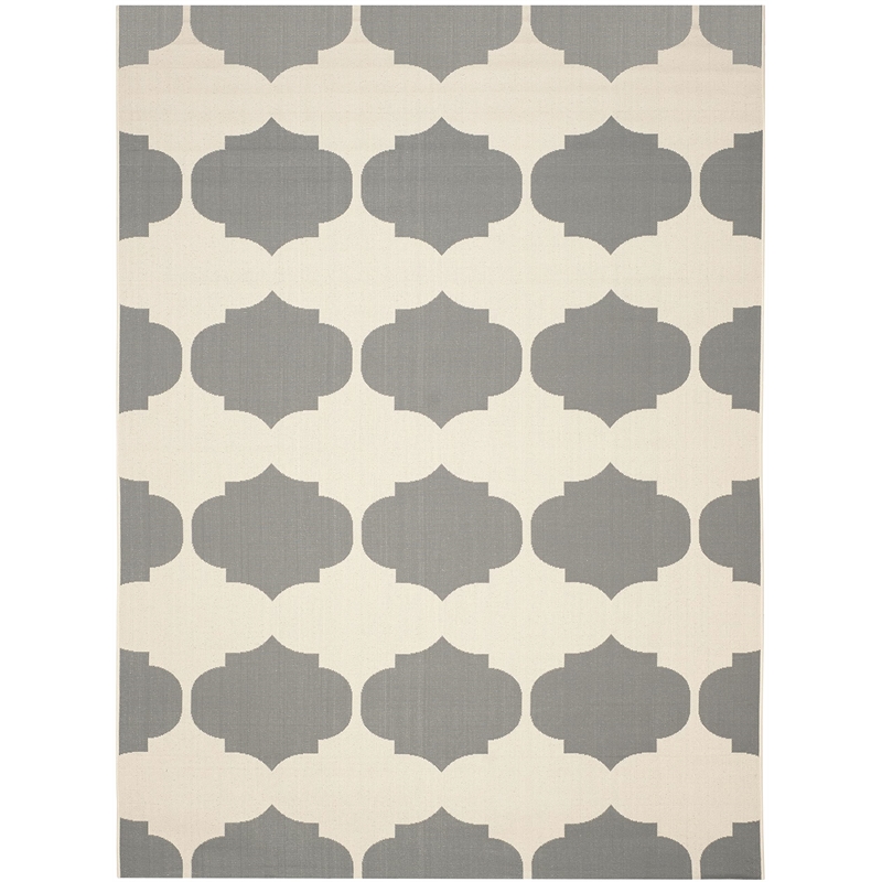 Safavieh Courtyard Beige Indoor Outdoor Rug - 8' x 11'