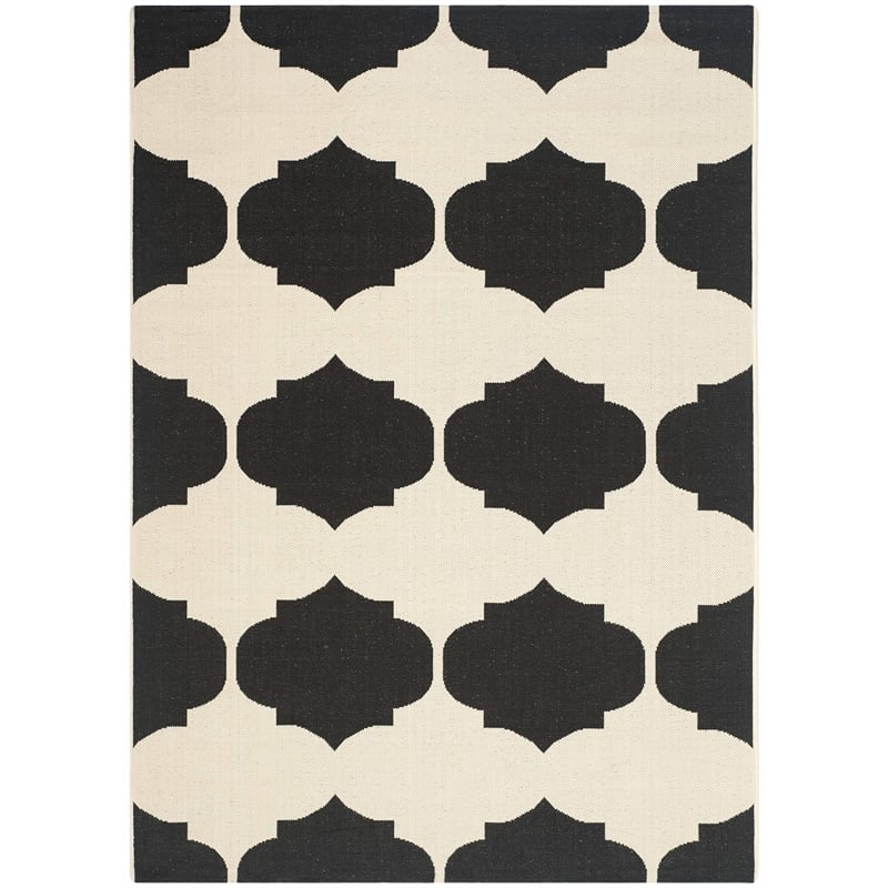 Safavieh Courtyard Beige Indoor Outdoor Rug - 4' x 5'7