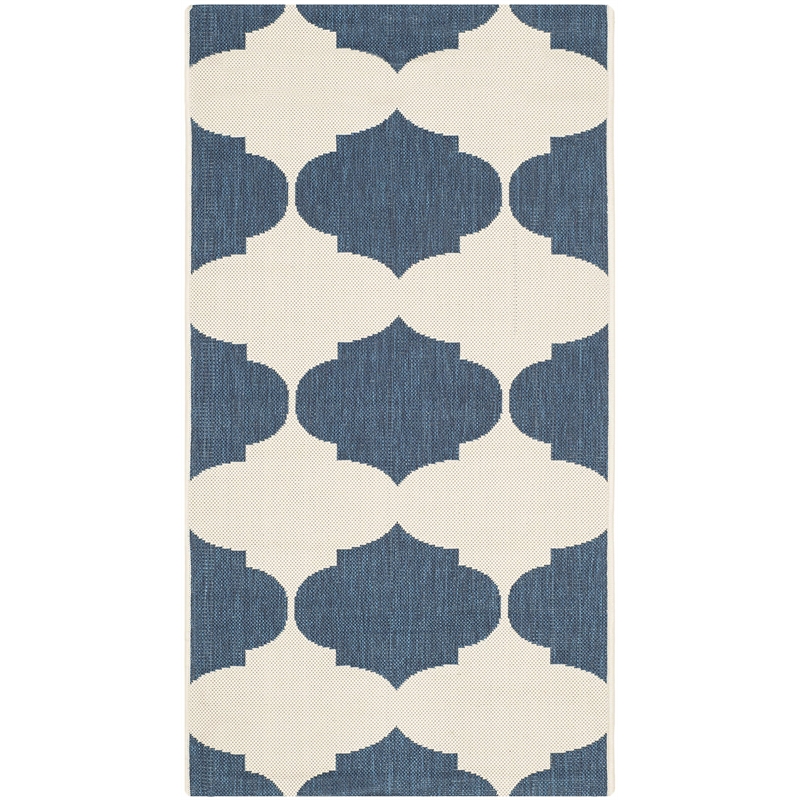 Safavieh Courtyard Beige Indoor Outdoor Rug - 2'7