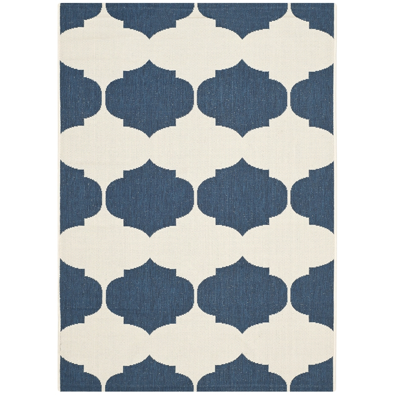 Safavieh Courtyard Beige Indoor Outdoor Rug - 4' x 5'7