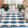 Safavieh Courtyard Beige Indoor Outdoor Rug - 9' x 12'