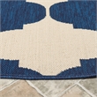 Safavieh Courtyard Beige Indoor Outdoor Rug - Round 5'3