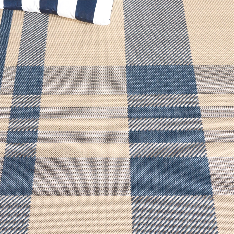 Safavieh Courtyard Beige Indoor Outdoor Rug - 9' x 12'