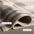 Safavieh Courtyard Grey Indoor Outdoor Rug - Runner 2'3