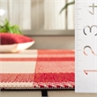Safavieh Courtyard Red Indoor Outdoor Rug - 9' x 12'