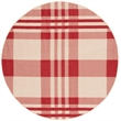Safavieh Courtyard Red Indoor Outdoor Rug - Round 7'10