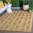 Safavieh Courtyard Beige Indoor Outdoor Rug - 5'3