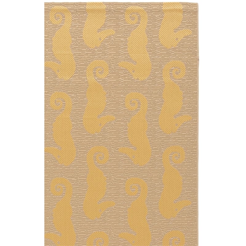 Safavieh Courtyard Beige Indoor Outdoor Rug - 5'3