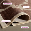 Safavieh Courtyard Dark Brown Indoor Outdoor Rug - 9' x 12'