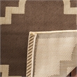 Safavieh Courtyard Dark Brown Indoor Outdoor Rug - Square 4'