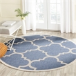 Safavieh Courtyard Terracotta Indoor Outdoor Rug - Round 6'7