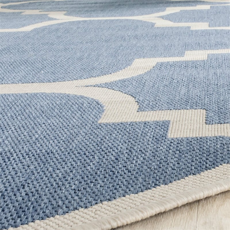 Safavieh Courtyard Terracotta Indoor Outdoor Rug - Round 6'7