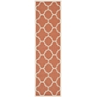 Safavieh Courtyard Terracotta Indoor Outdoor Rug - Runner 2'3