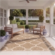 Safavieh Courtyard Brown Indoor Outdoor Rug - 8' x 11'