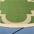 Safavieh Courtyard Green Indoor Outdoor Rug - Round 6'7