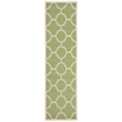 Safavieh Courtyard Green Indoor Outdoor Rug - Runner 2'3