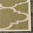 Safavieh Courtyard Green Indoor Outdoor Rug - Runner 2'3