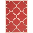 Safavieh Courtyard Red Indoor Outdoor Rug - 4' x 5'7