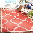 Safavieh Courtyard Red Indoor Outdoor Rug - 5'3
