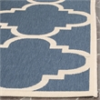 Safavieh Courtyard Red Indoor Outdoor Rug - 6'7