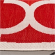 Safavieh Courtyard Red Indoor Outdoor Rug - Round 5'3