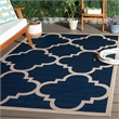 Safavieh Courtyard Navy Indoor Outdoor Rug - 5'3