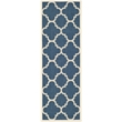 Safavieh Courtyard Navy Indoor Outdoor Rug - Runner 2'3