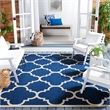 Safavieh Courtyard Navy Indoor Outdoor Rug - Square 7'10