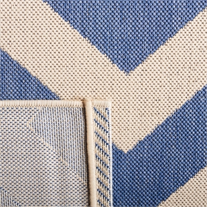 Safavieh Courtyard Blue Indoor Outdoor Rug - Square 4'