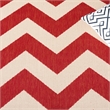 Safavieh Courtyard Red Indoor Outdoor Rug - 2' x 3'7