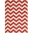 Safavieh Courtyard Red Indoor Outdoor Rug - 4' x 5'7