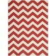 Safavieh Courtyard Red Indoor Outdoor Rug - 5'3