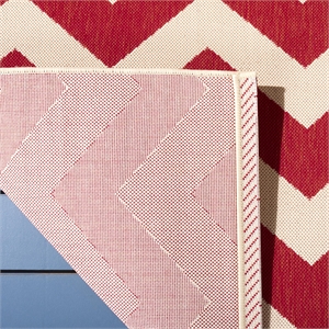 Safavieh Courtyard Red Indoor Outdoor Rug - Square 4'