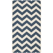 Safavieh Courtyard Navy Indoor Outdoor Rug - 2' x 3'7