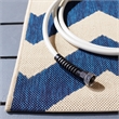 Safavieh Courtyard Navy Indoor Outdoor Rug - Square 5'3