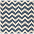 Safavieh Courtyard Navy Indoor Outdoor Rug - Square 6'7