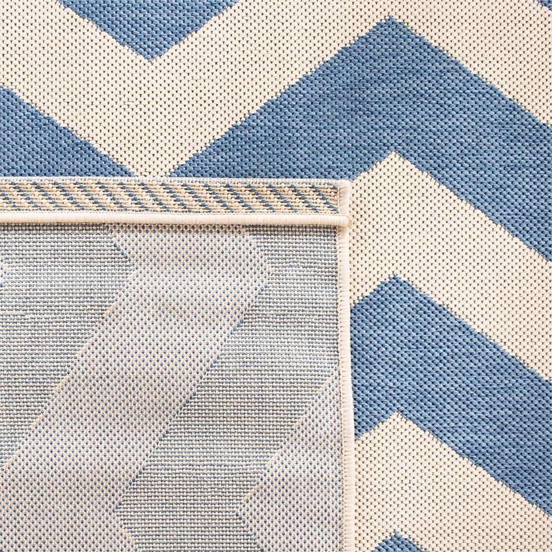 Safavieh Courtyard Blue Indoor Outdoor Rug - Square 7'10