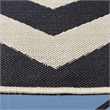 Safavieh Courtyard Black Indoor Outdoor Rug - Round 4'