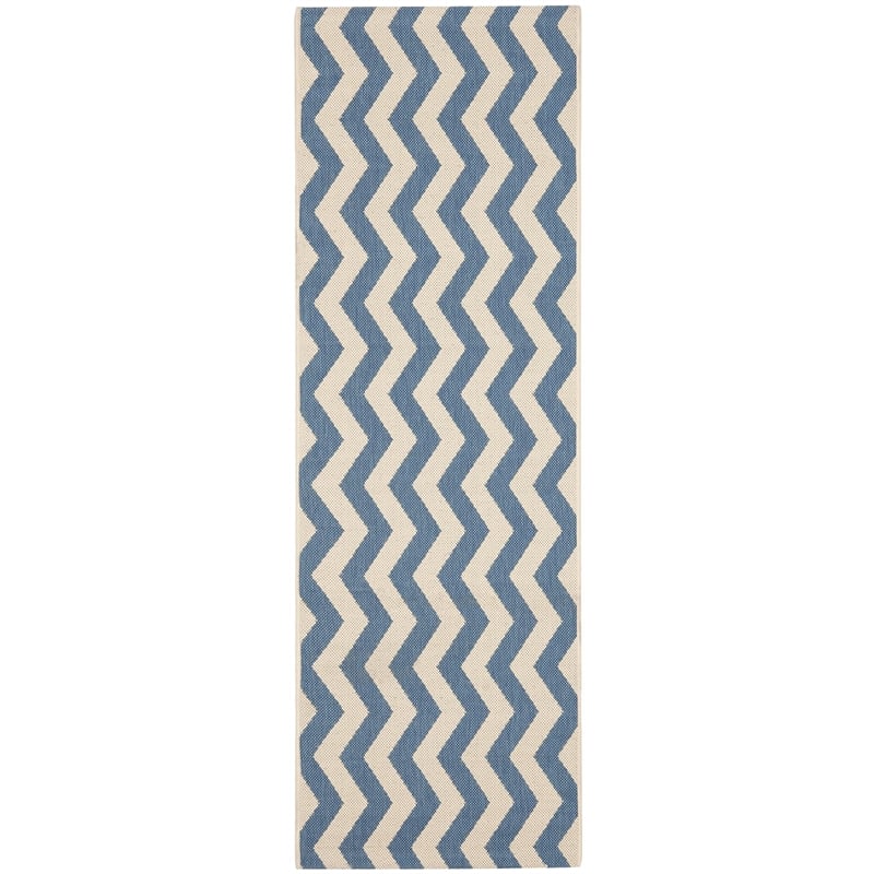 Safavieh Courtyard Black Indoor Outdoor Rug - Runner 2'3