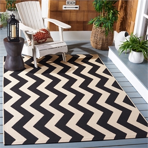Safavieh Courtyard Black Indoor Outdoor Rug - Square 5'3&quot