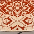 Safavieh Courtyard Red Indoor Outdoor Rug - Round 7'10
