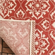 Safavieh Courtyard Red Indoor Outdoor Rug - Runner 2'3