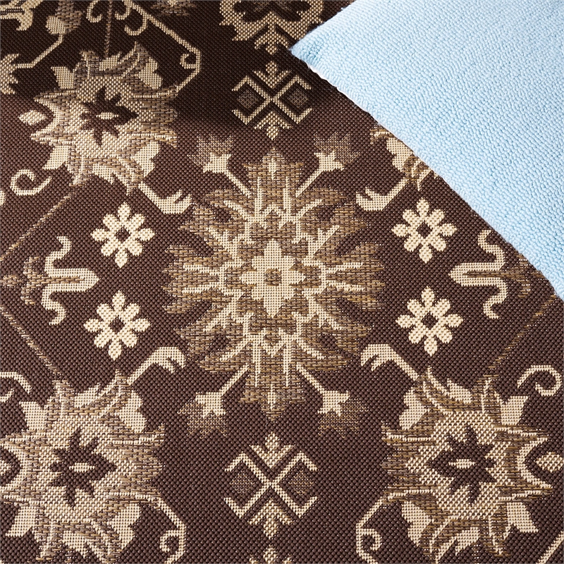 Safavieh Courtyard Chocolate Indoor Outdoor Rug - 2' x 3'7