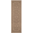 Safavieh Courtyard Chocolate Indoor Outdoor Rug - Runner 2'7