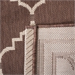 Safavieh Courtyard Chocolate Indoor Outdoor Rug - Runner 2'3